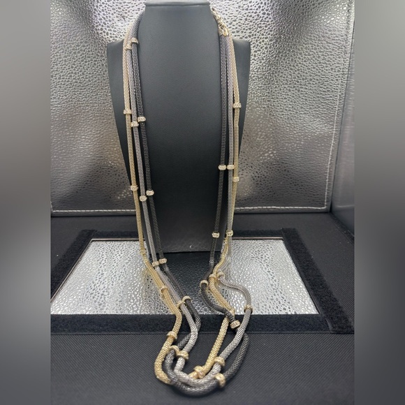 Elegant Gold and Silver Necklace 100 Each